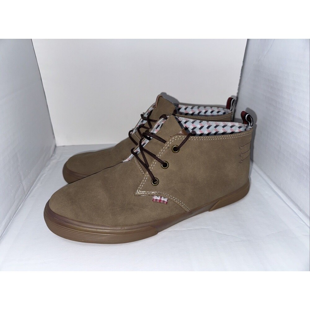 Ben Sherman Mens Brown Faux Suede Chukka Desert Boots Sneakers Brown Size 9